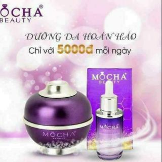 Combo trắng da serum diệp lục & face vip tuyết sữa mocha