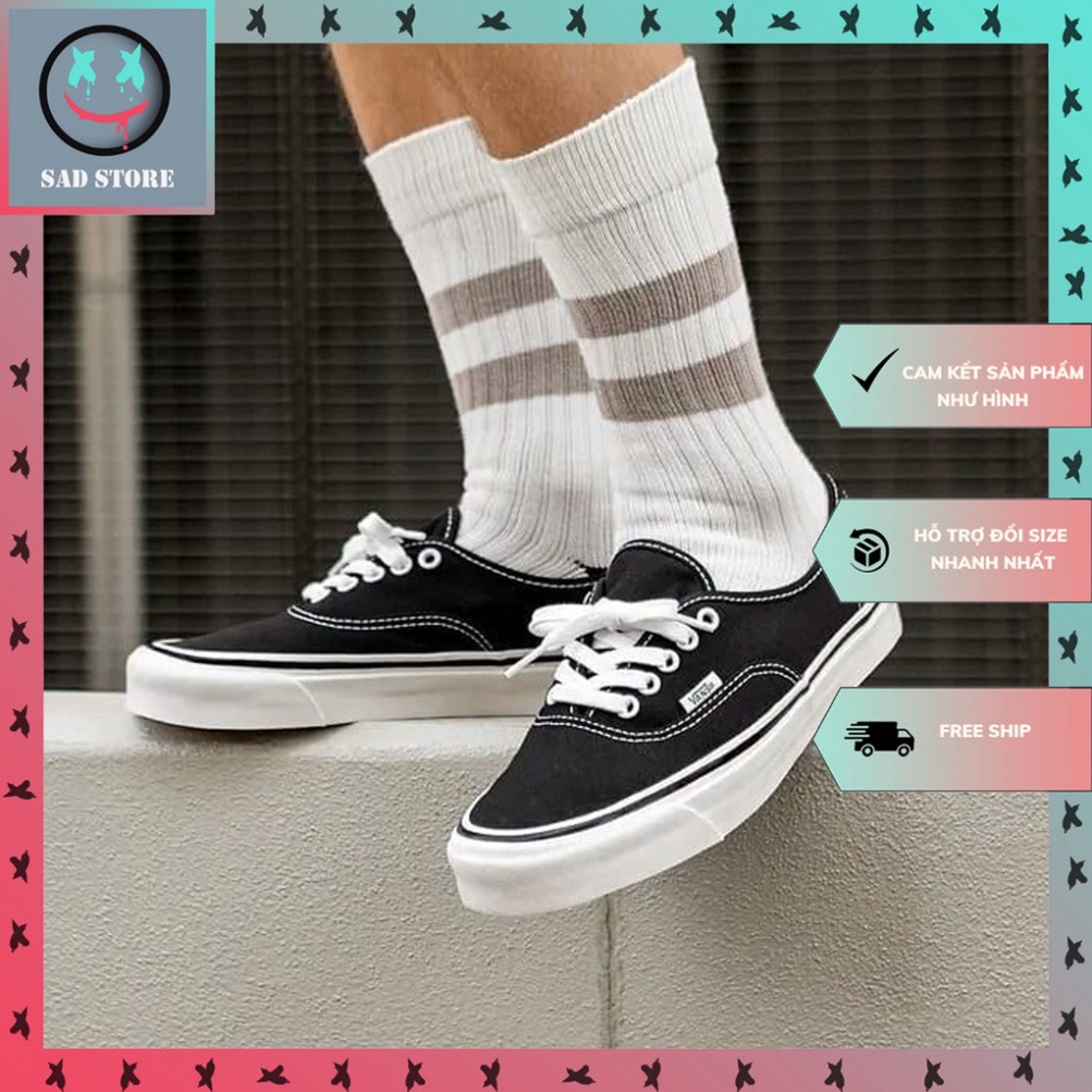 Giày Vans Đen Classic Vault, Giày Vans Nam Nữ Thể Thao Cao Cấp Full Box + Bill