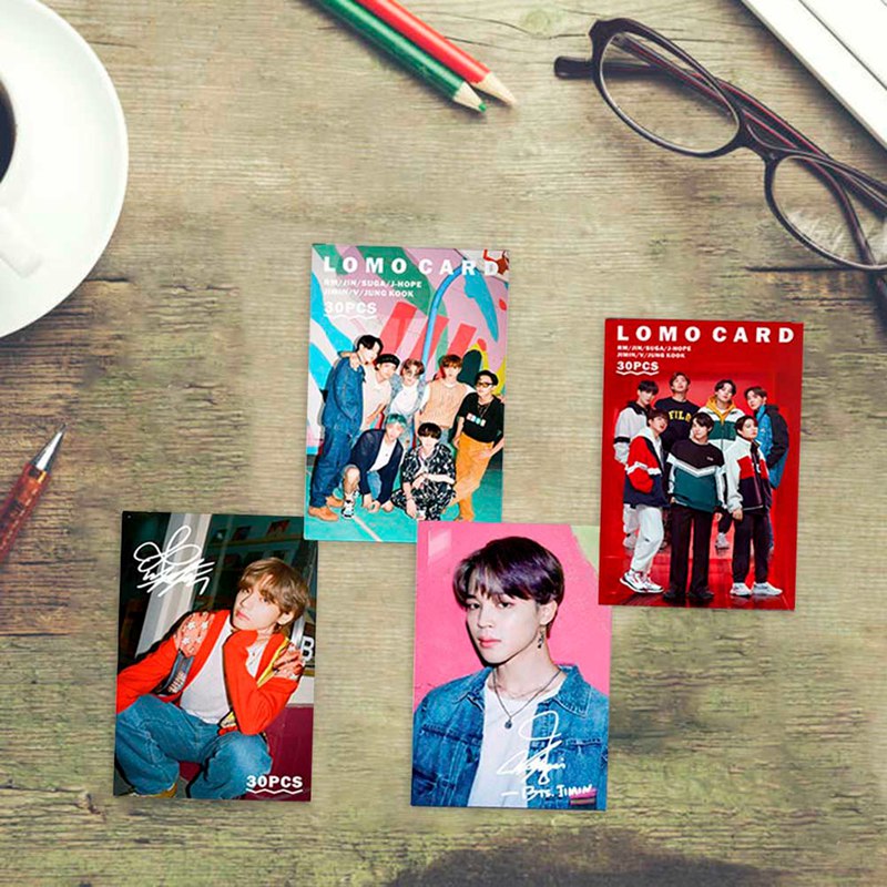 Hộp 30 Ảnh Lomo Card Nhóm Nhạc Bts