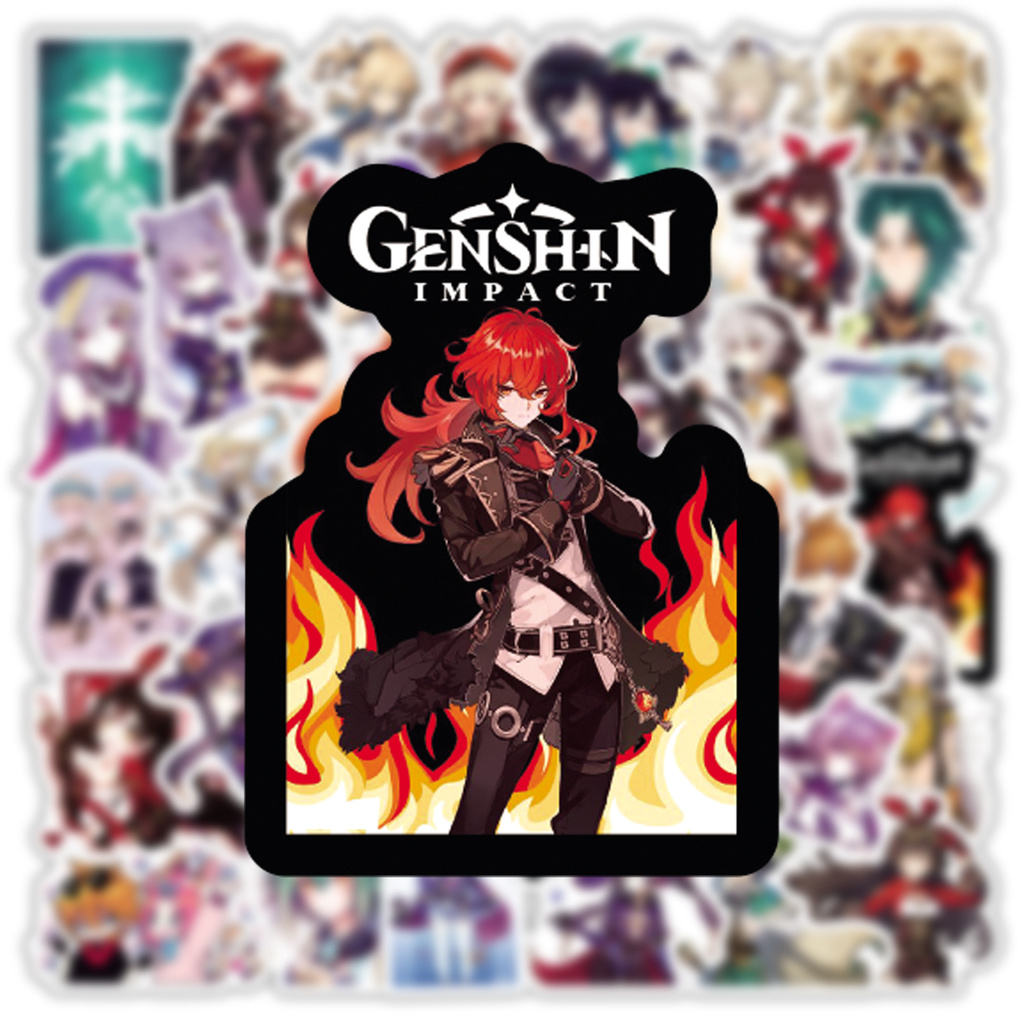 Stickers game Genshin Impact 50 miếng
