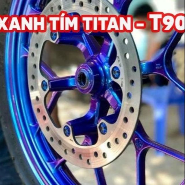 Sơn samurai màu xanh tím 3D titan T901****