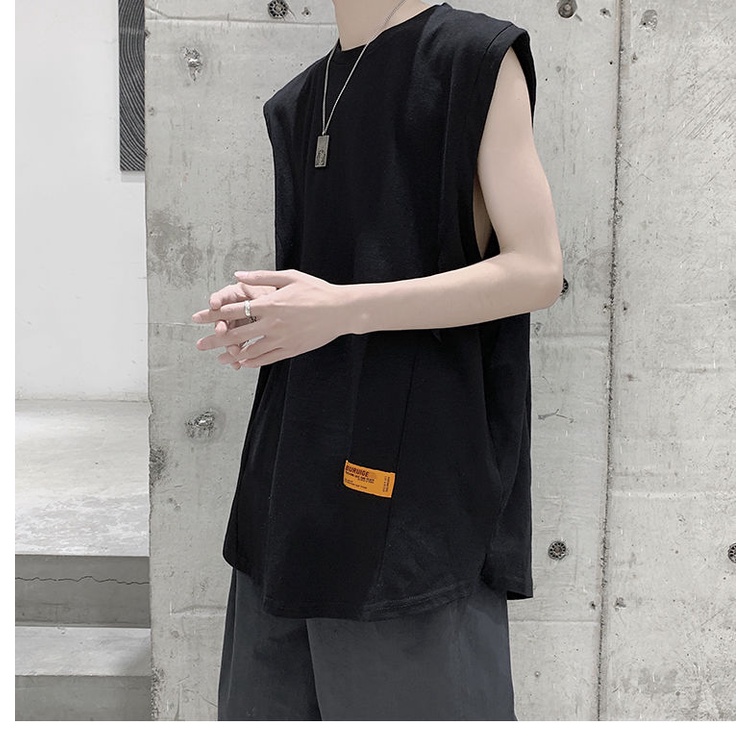 Áo Thun Thể Thao Sát Nách Chất Liệu Cotton Thời Trang Cho Nam