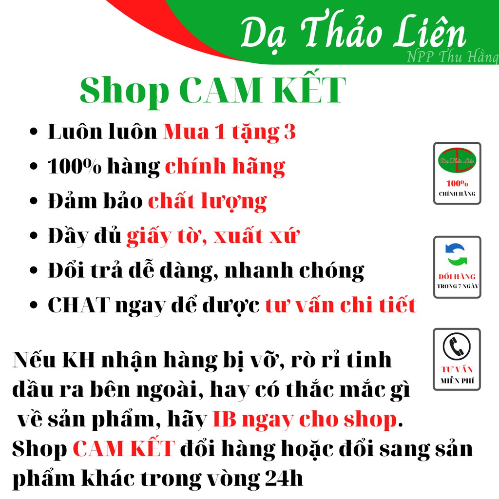 [TẶNG 4 NẠ NGỦ CHÍNH ÃNG] Tinh Dầu Răng Miệng Dạ Thảo Liên (Sâu Răng, Hôi Miệng, Viêm Lợi, Viêm Chân Răng, Viêm Họng...)