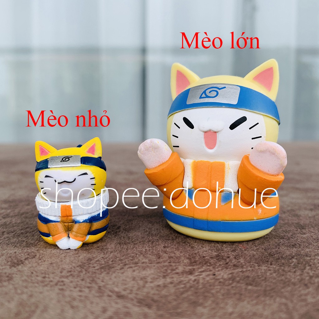 Set 8 Mô Hình Mèo Naruto Tsum Tsum