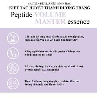 Tinh chất  Dr.Pepti Peptide Volume Master Essence  dưỡng trắng da