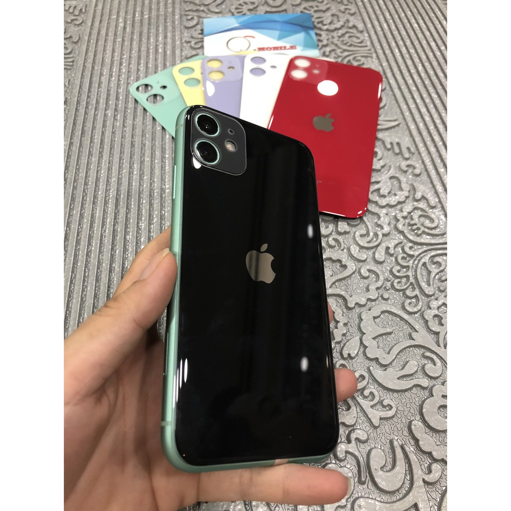 Kính lưng iPhone 11 (Full màu)