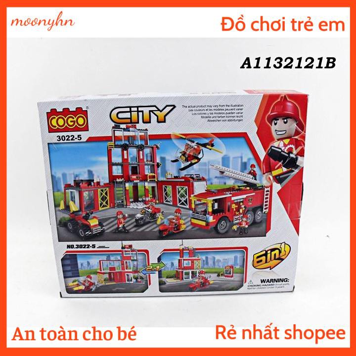 Đồ chơi xếp hình lego đội cứu hỏa - Phát huy sức sáng tạo con yêu - HÀNG CHÍNH HÃNG - KHÔNG GIỐNG HÌNH 1 ĐỔI 1