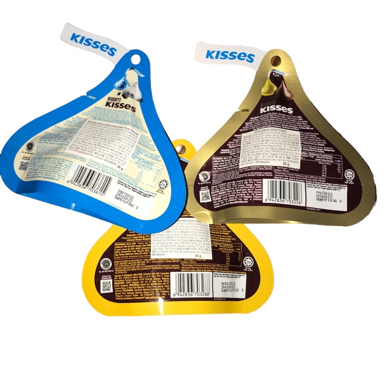 Kẹo Socola Hershey’s Kisses Túi 36g  HSD 8/2024