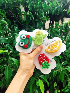 (Ảnh thật) Kẹp tóc handmade xinh xắn đáng yêu