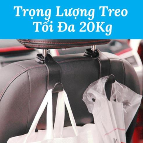 Móc treo đồ nhựa ĐƠN gài sau ghế xe hơi ô tô LOẠI 1 DẦY đẹp chịu lực tốt, móc treo đồ gọn gàng tiện dụng