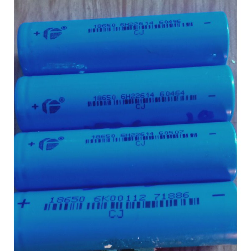 Pin 18660 CJ như hình 2400 mah chuẩn dung lượng