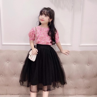 Chân váy tutu( hồng)
