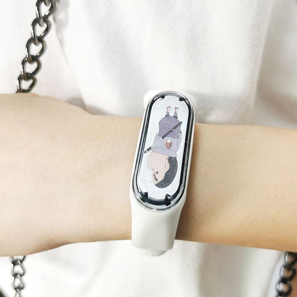 Đồng Hồ Điện Tử Đèn LED Phát Quang Tự Động In Hình Anime Cho Nam