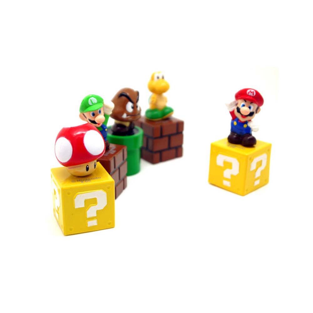 Set 5 Mô Hình Đồ Chơi Nhân Vật Trong Game Mario