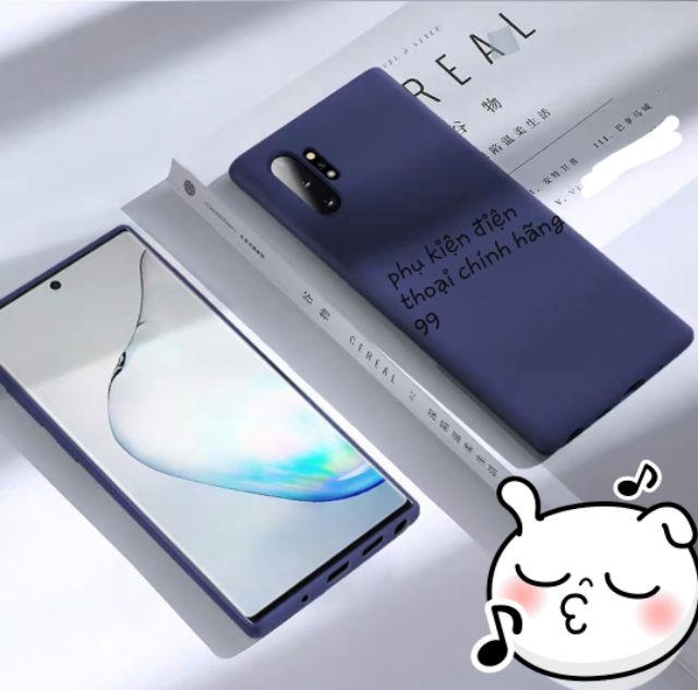 Ốp lưng dẻo màu Samsung Note 10 Plus hiệu KT Desing chống bám bẩn