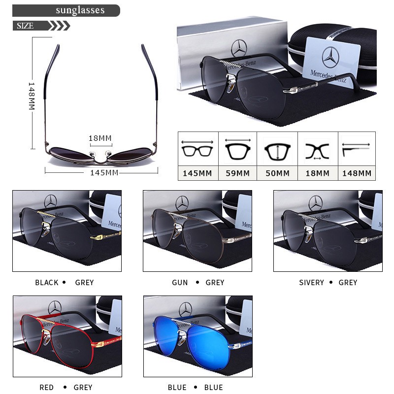 KÍNH MẮT THỜI TRANG NAM L O G O XE HƠI, DÒNG CAO CẤP, CHỐNG TIA UV, CHỐNG TRẦY XƯỚC