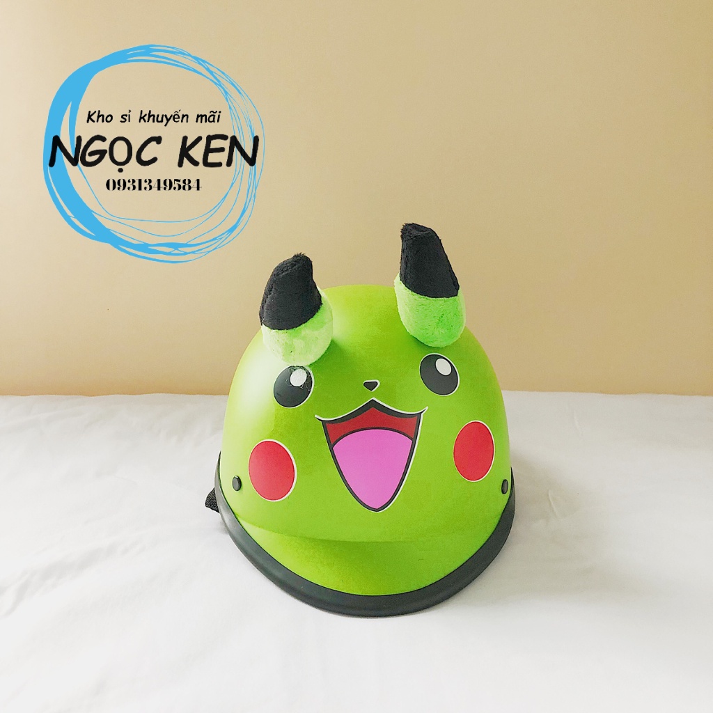 Mũ bảo hiểm nửa đầu siêu nhẹ họa tiết dễ thương, đáng yêu cho bé – Ngọc Ken Shop
