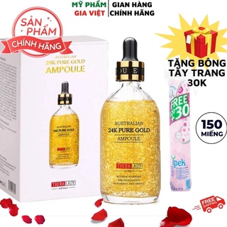 Serum vàng 24k úc australian, 24k pure gold ampoule 100ml