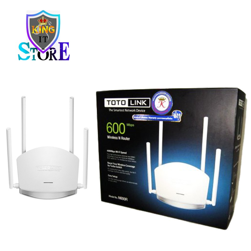 Thiết bị phát Wifi - Router WiFi Totolink N600R tốc độ 600Mbps 4 angten hàng chính hãng