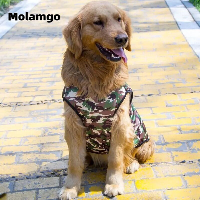 Áo Sơ Mi Sát Nách Họa Tiết Rằn Ri Cá Tính Cho Cún Cưng