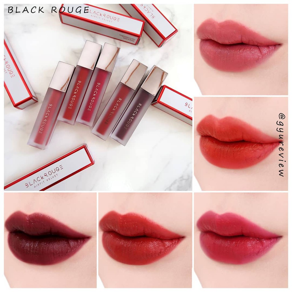 [Ver 1- 4]Son Kem Lì BlackRouge Air Fit Velvet Tint _ Blackrouge Chính Hãng