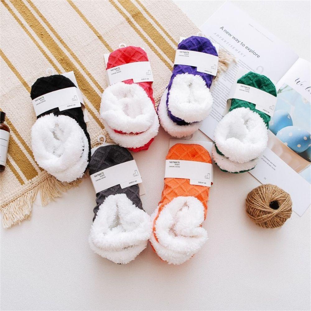 Dép Đi Trong Nhà Vải Len Mềm Mại Chống Trượt