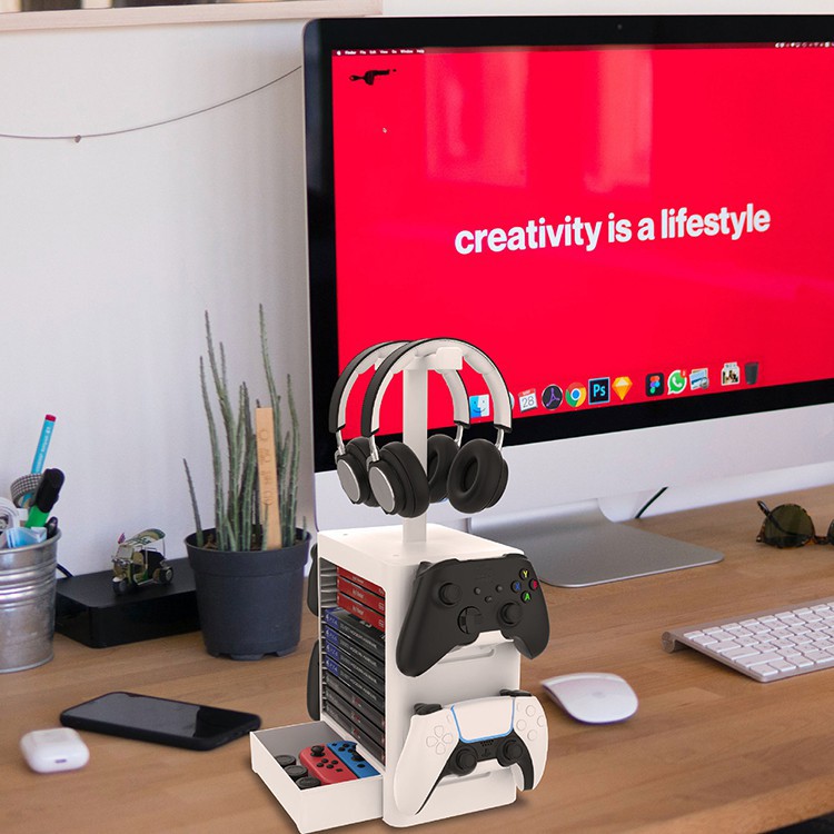 Giá Để Đĩa Game Cho Ps5 / Ps4 / Xbox Series