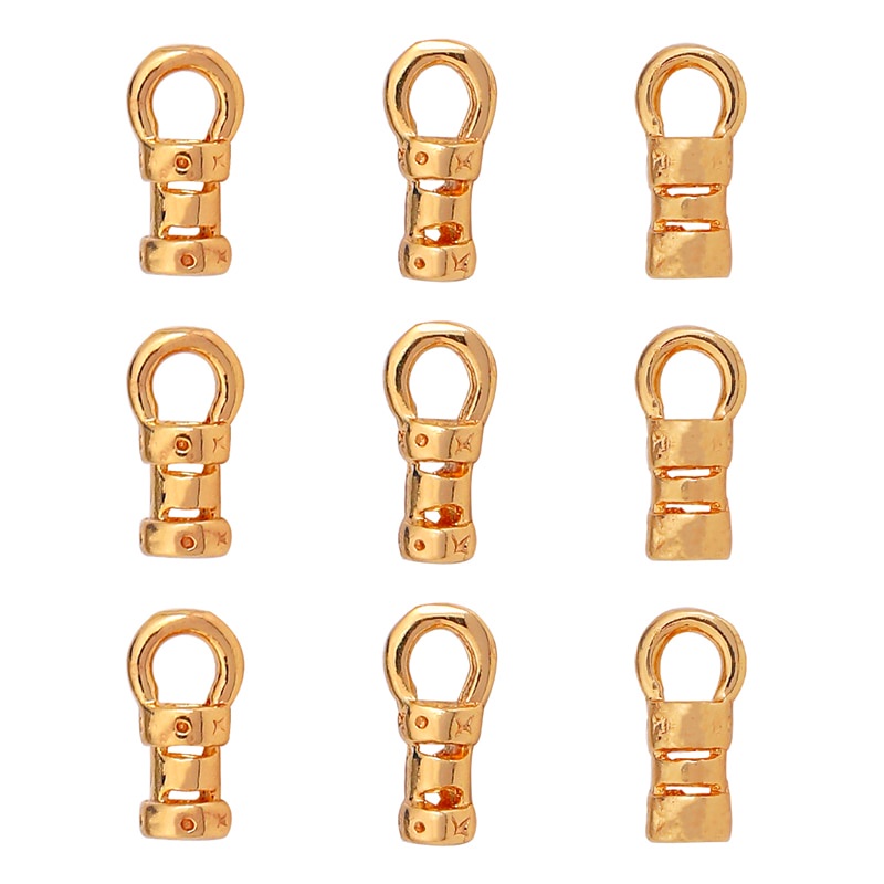 Bộ 2 móc khóa nam châm mạ vàng 18k dùng để làm trang sức