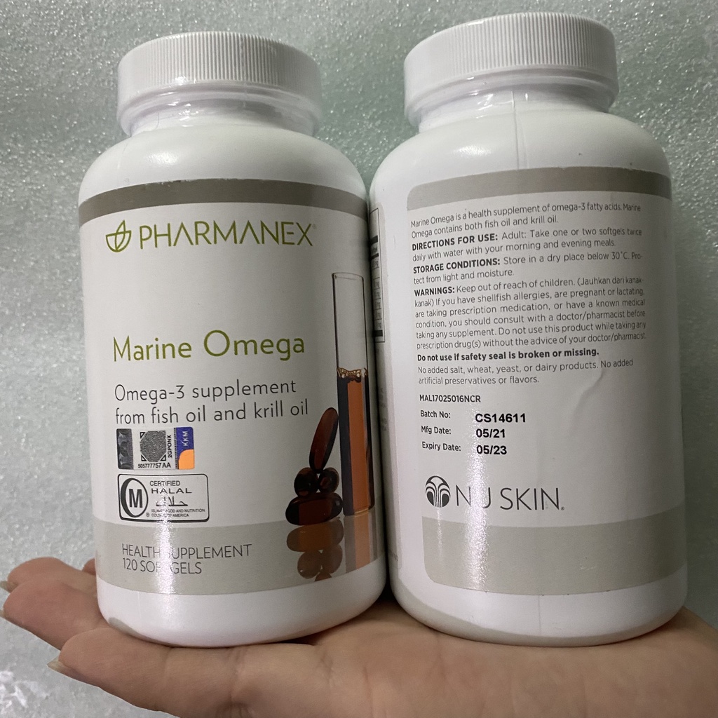 Marine Omega 3 Nuskin loại 120v( Hàng nhập Malaysia)