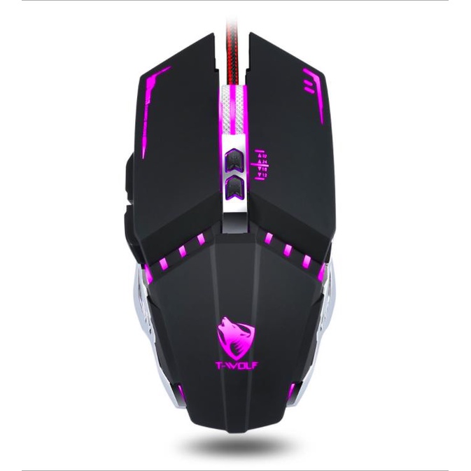 Chuột Mouse T-WOLF V7 LED USB Gaming