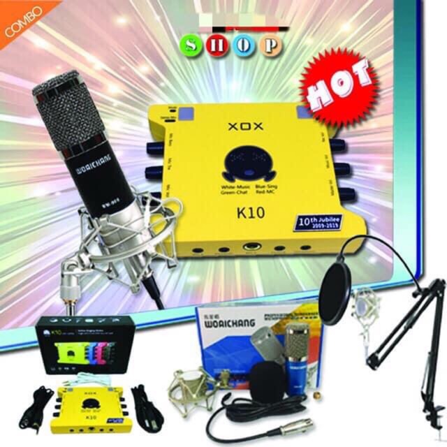 trọn bộ mic bm900 k10 phiên bản 2020