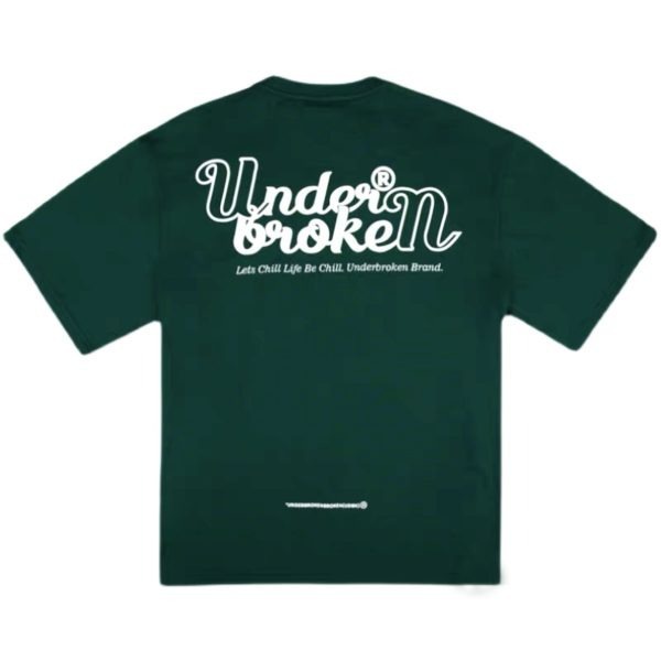 Áo Thun Tay Ngắn Dáng Rộng Màu Xanh Lá Đậm Phong Cách Retro Mỹ 2022 Thời Trang Xuân Hè Dành Cho Nữ