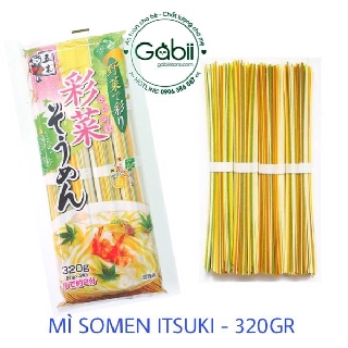[BÉ 7 THÁNG] MÌ SOMEN ITSUKI RAU CỦ 320GR - GABII STORE