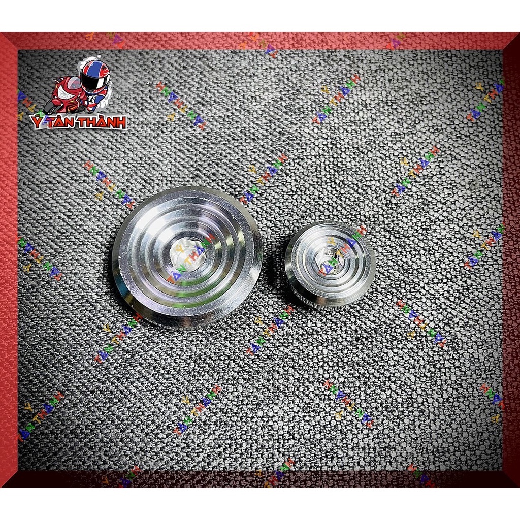 Ốc mâm lửa inox sọc yamaha,honda MS 23