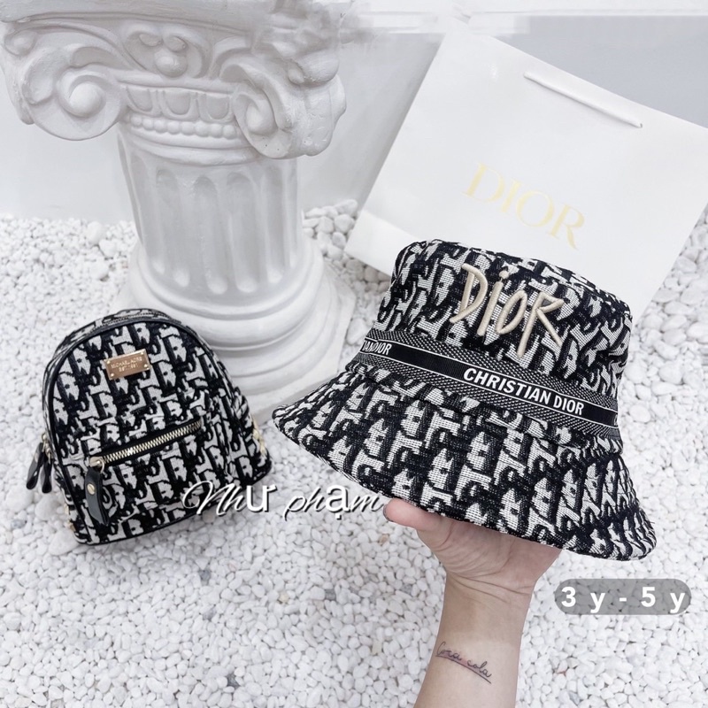 Sét mũ và túi DIOR cho bé size 3-15y