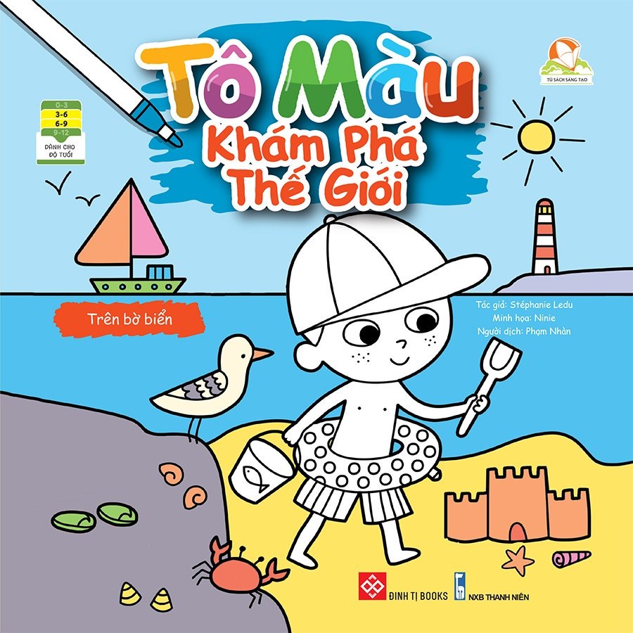 Sách-Tô màu khám phá thế giới(8T)