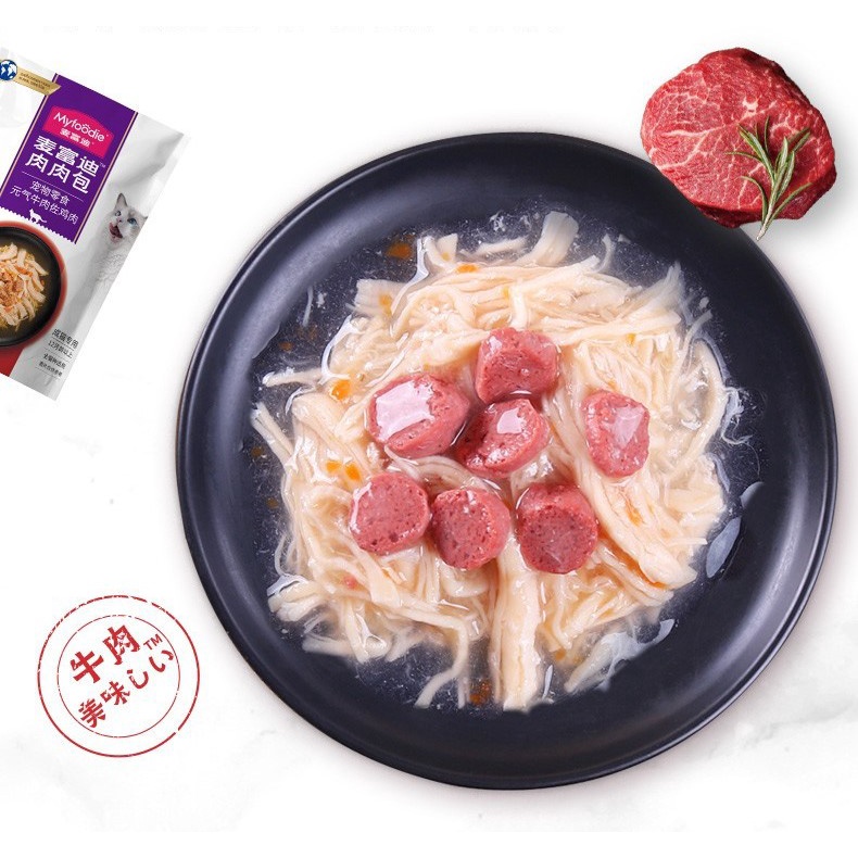 Pate thức ăn ướt cho mèo MY FOODIE cao cấp gói 70 gram