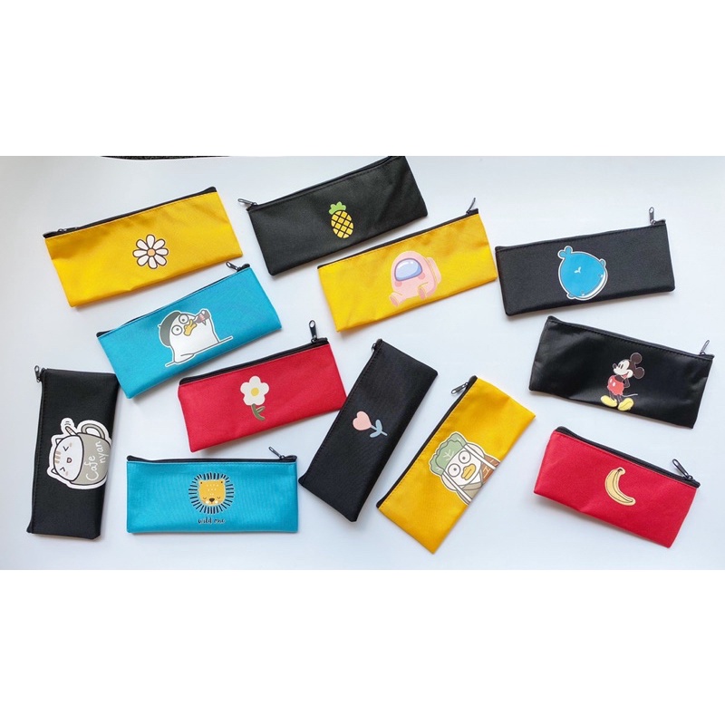 Bóp ví đựng bút nhiều hình cute