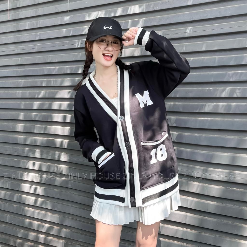 Áo Khoác Cardigan Chất Nỉ Ngoại Mền Mịn Siêu Đẹp