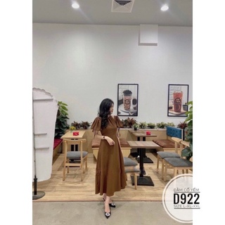 Bigsize Đầm maxi cổ yếm D922