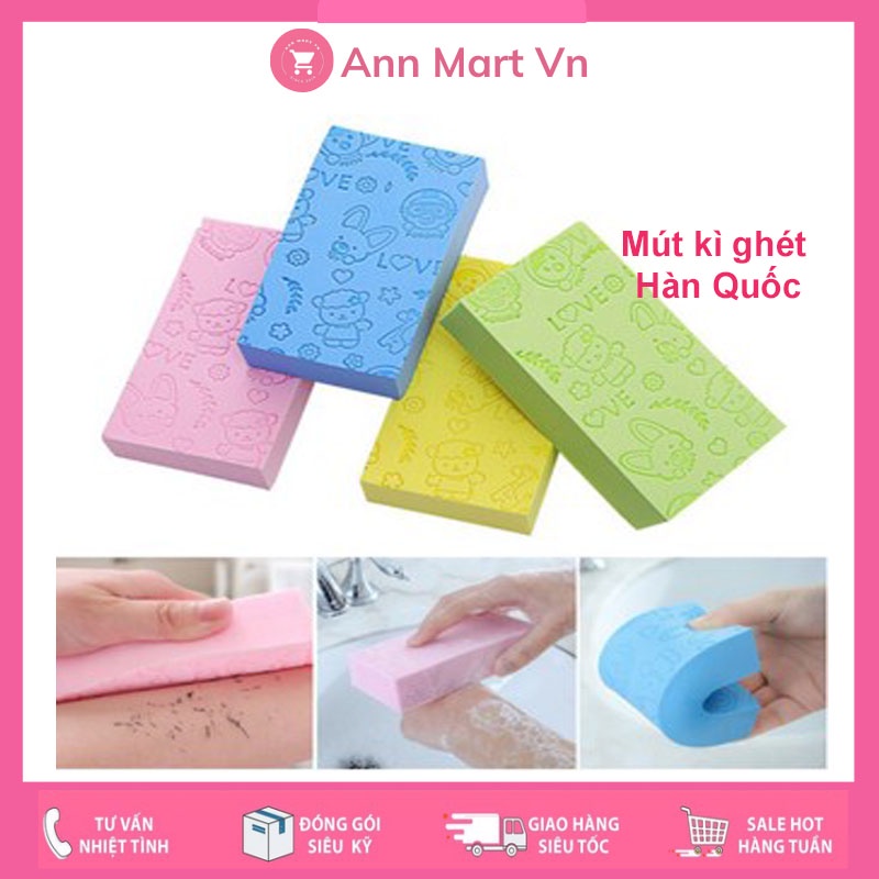 Bông mút tắm bọt biển kỳ ghét siêu thích