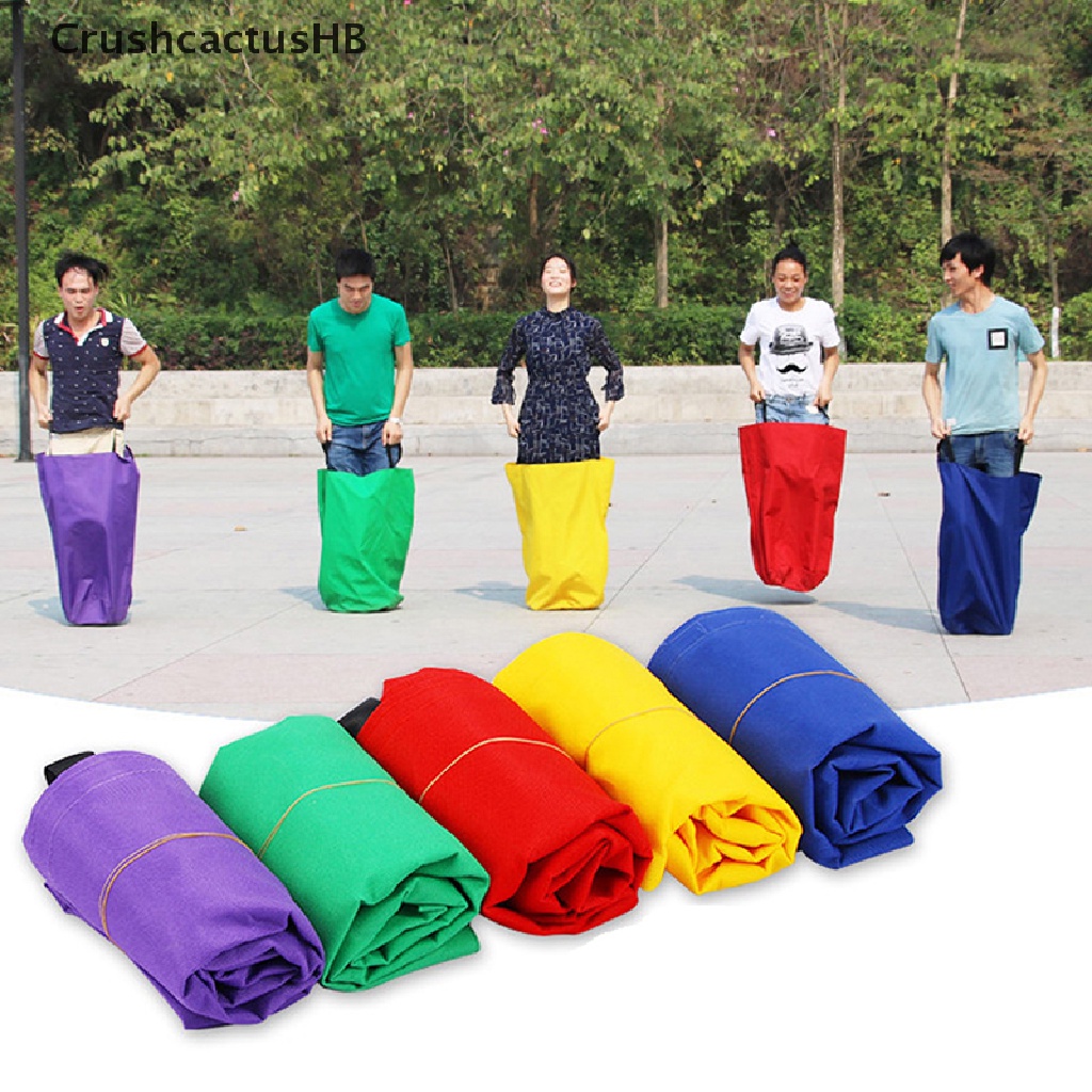 [CrushcactusHB] Kids Sack Racing Games Sport Party Outdoor Speelgoed Activiteit Sack Race Bag Hot Sell
