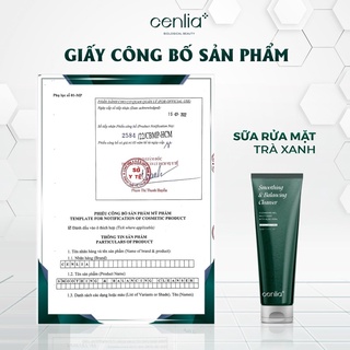 [CENLIA] SỮA RỬA MẶT TRÀ XANH