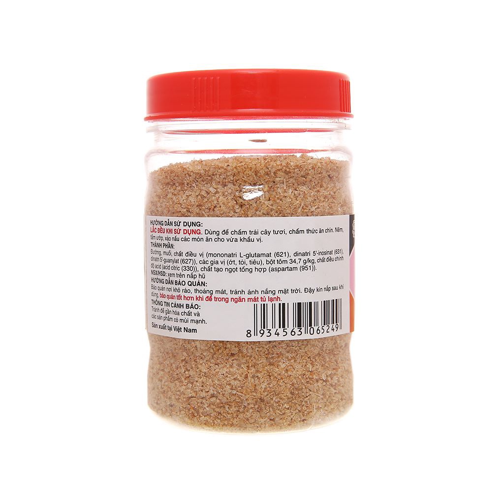 Lốc 6 hủ x 120gr muối chấm Hảo Hảo Tôm chua cay
