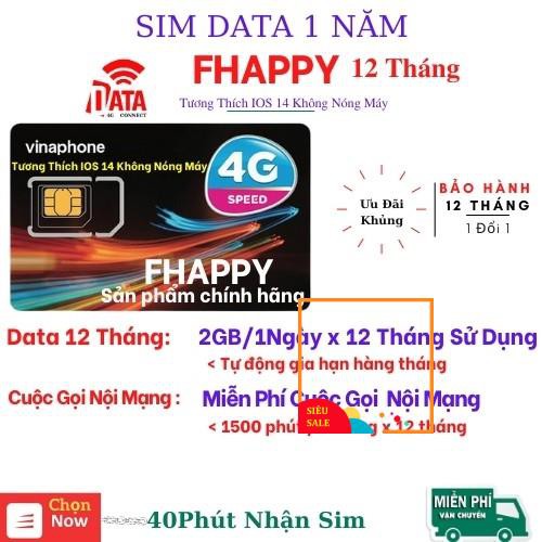 SIM VD89 ,FHappy và D500 12 Tháng( Miễn phí từ 6 đến 12 tháng vào mạng 4G và cuộc gọi )Có Video Kèm Kiểm Tra Tốc Độ 4G