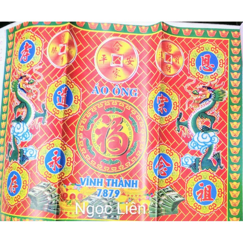 Giấy cúng _ Vải áo ông - vải áo bà hàng bóng