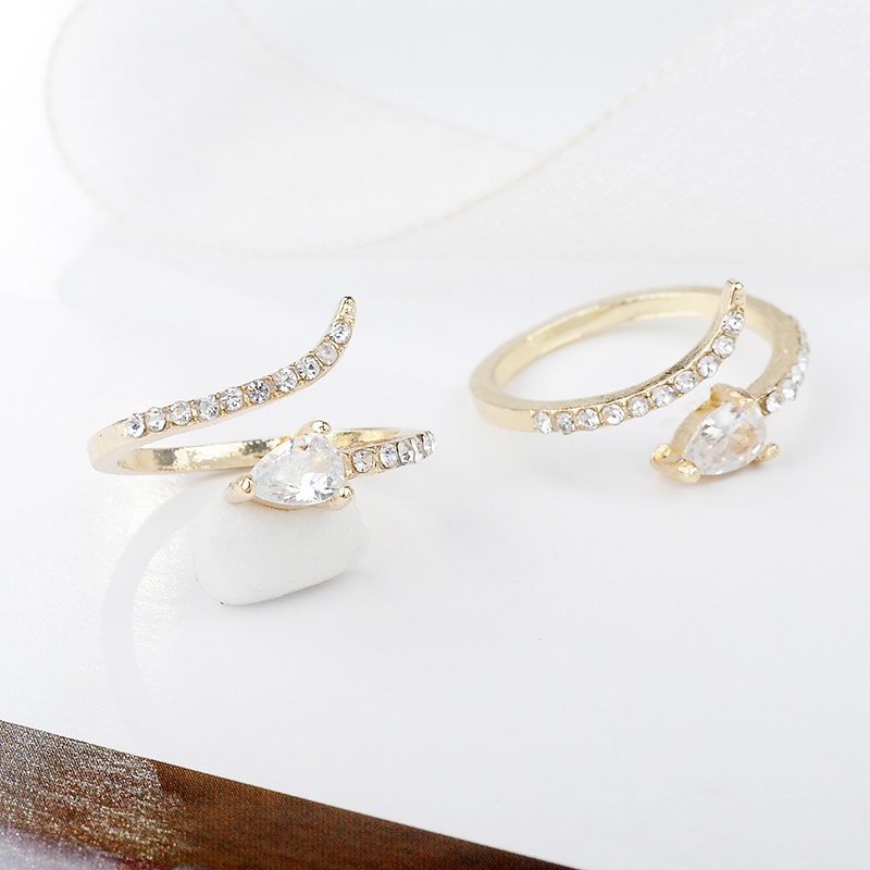 Women's Fashion Ring Diamond-studded Zircon Ring Fasion Jewellery