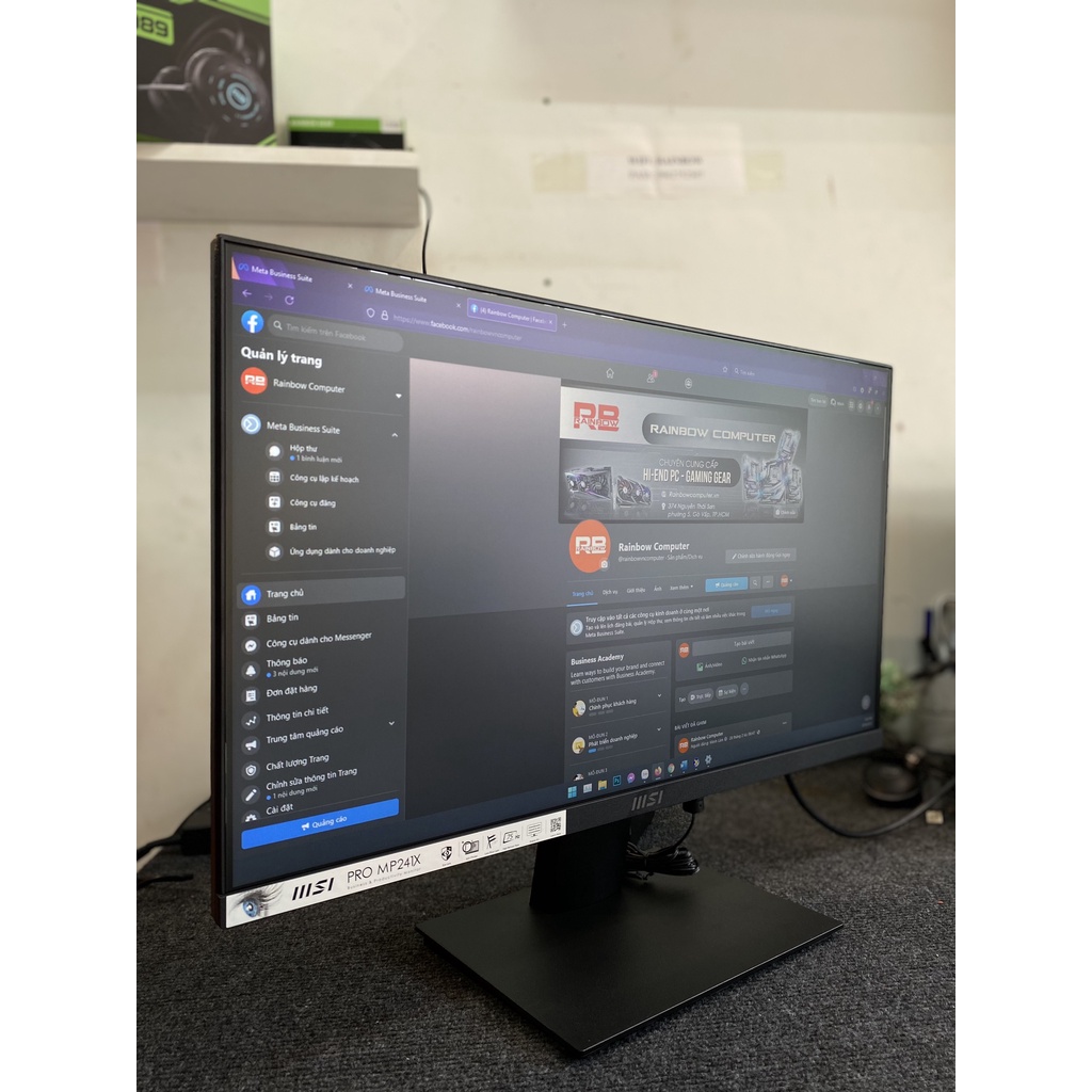 Màn Hình Máy Tính Văn Phòng Chơi Game - Màn Hình MSI PRO MP241X 75Hz Hoả Tốc - Hàng Chính Hãng