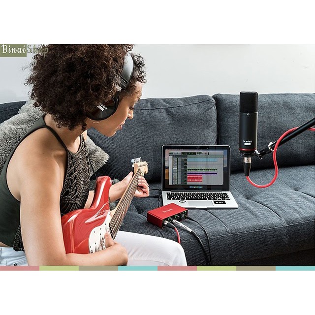 Focusrite Scarlett Solo Studio  - Combo Phòng Thu Cá Nhân (Micro CM25 MKIII, Tai Nghe HP60 MKIII, Sound Card Soun