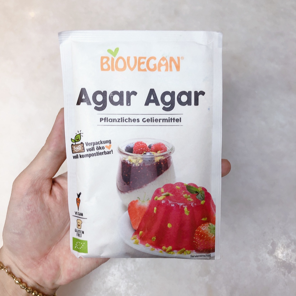 [BIOVEGAN] BỘT RAU CÂU HỨU CƠ AGAR- AGAR CAO CẤP